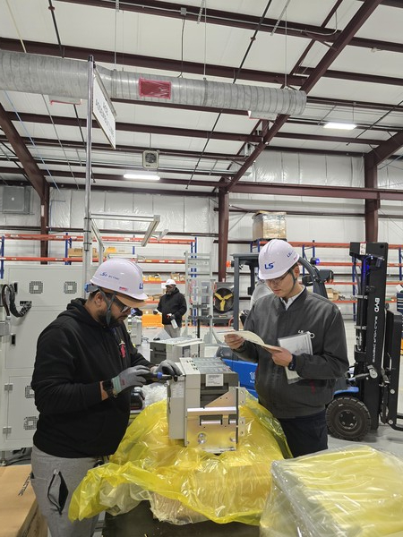 미국 텍사스주 배스트럽시에 위치한 'LS일렉트릭 배스트럽 캠퍼스' 내부. 사진=LS