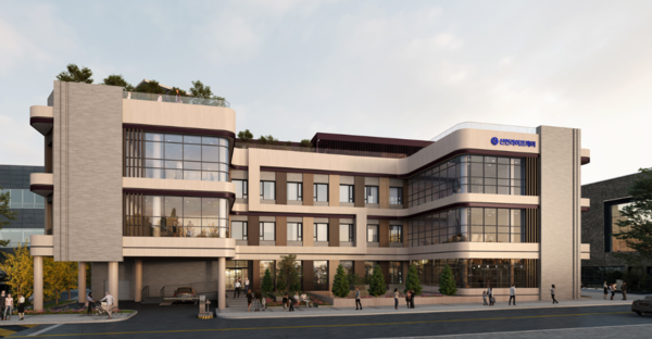 신한라이프케어가 올해 하반기 선보일 하남미사 노인 요양시설 조감도. 사진=신한라이프케어