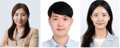 좌측부터 권민혜 교수, 김미르(박사과정), 박희원(석사과정) 연구원. 사진=숭실대