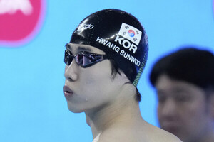 "파리의 악몽 털었다"…<b>황선우</b>, 세계선수권 <b>자유형</b> 200m <b>결승행</b>