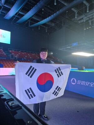 <b>조명우</b>, <b>월드게임</b> 3쿠션 <b>금메달</b>로 한국 당구 새 역사 창조