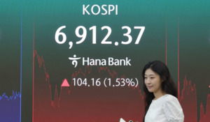 코스피, 약보합 출발…6846.54 개장