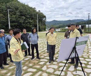 전춘성 진안군수 '발로 뛰는 현장 행정' 주요 사업장 집중 점